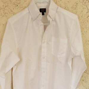 Lee Uniforms Men's Long Sleeve Oxford Shirt, Small
